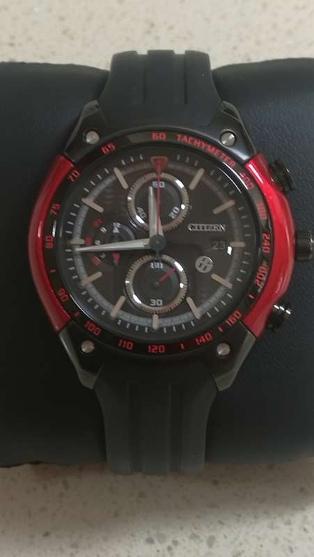 ### Includes shipping - Toyota 86 Collaboration Model B612-s081025 Date Chronograph Eco Drive ###