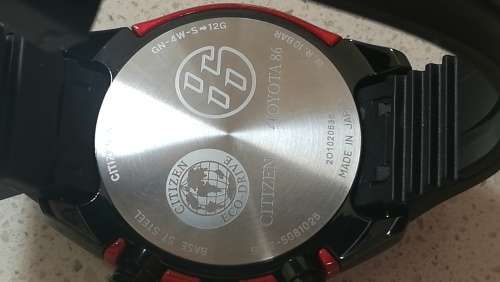 ### Includes shipping - Toyota 86 Collaboration Model B612-s081025 Date Chronograph Eco Drive ###