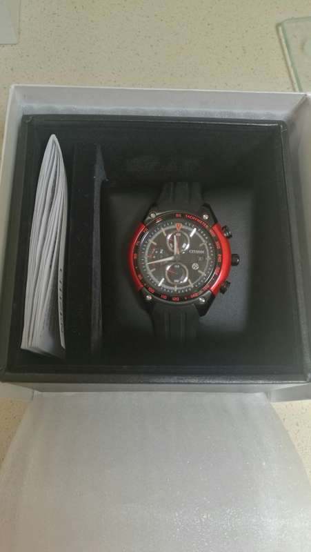 ### Includes shipping - Toyota 86 Collaboration Model B612-s081025 Date Chronograph Eco Drive ###