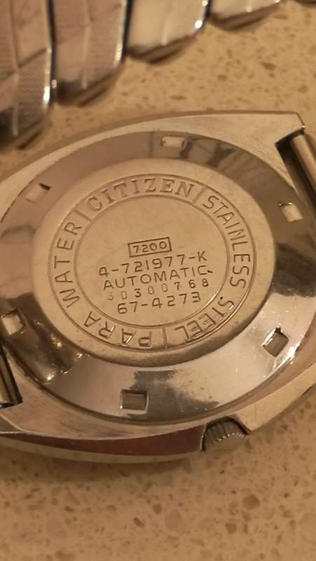 ### Citizen Vintage watch, 25 Jewels automatic pre owned ###