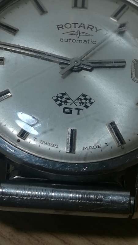 ###  R1 No reserve - 1960's Rotary Automatic GT Swiss watch pre owned not keeping time though  ###