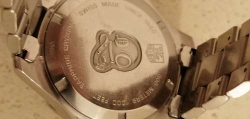 ### Reduced again - Tag Heuer Gents size Aquaracer watch preloved Model WAF1111 with extra links ###