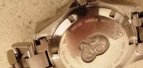 ### Reduced again - Tag Heuer Gents size Aquaracer watch preloved Model WAF1111 with extra links ###