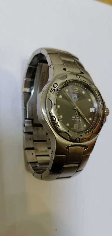 ### Tag Heuer - Kirium - Model WL111G-0 Grey Dial brushed steel Swiss made Gents watch pre owned ###