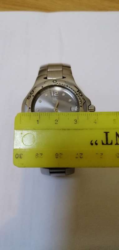### Tag Heuer - Kirium - Model WL111G-0 Grey Dial brushed steel Swiss made Gents watch pre owned ###