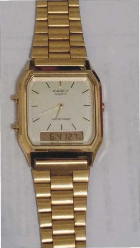 ### Casio Digital Gentleman's watch, Core Gold Plated used but looked after!!  ###