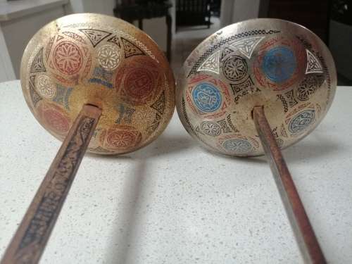 ###  Set of 2 Vintage Toledo Spain Fencing foils/swords Ideal ornaments or collectors items ###
