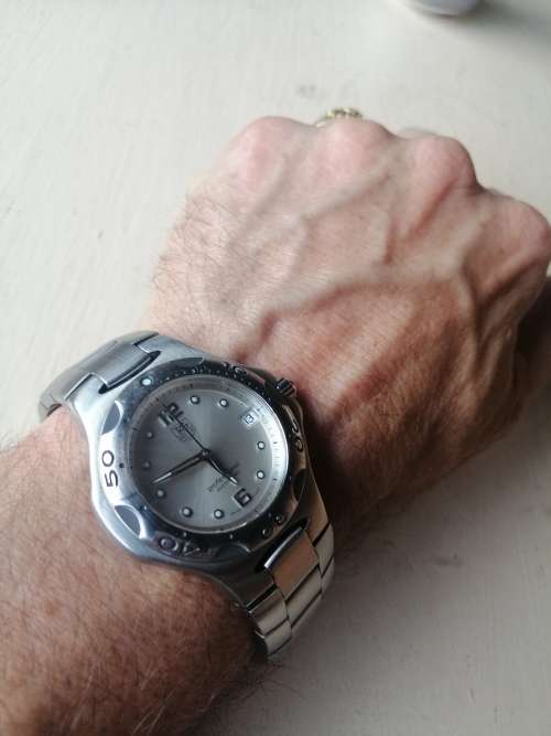 ### Tag Heuer Kirium Model  WL1113E SILVER Dial Swiss made Gents size medium to large fit ###