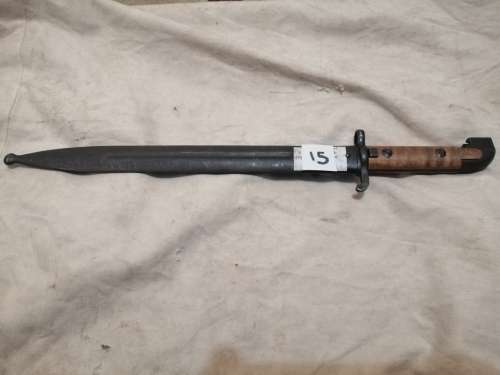 ### 1 DAY LEFT - FREE SHIPPING !! - Swedish 1894/14-1896 Mauser + SMG (Mint) Bayonet  ###