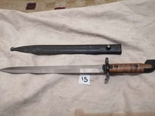 ### 1 DAY LEFT - FREE SHIPPING !! - Swedish 1894/14-1896 Mauser + SMG (Mint) Bayonet  ###