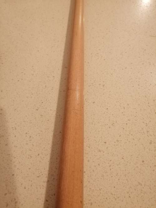 *#* Joe Davis Vintage 1 piece Maple club snooker cue 11mm Tip 147.8mm length *#*