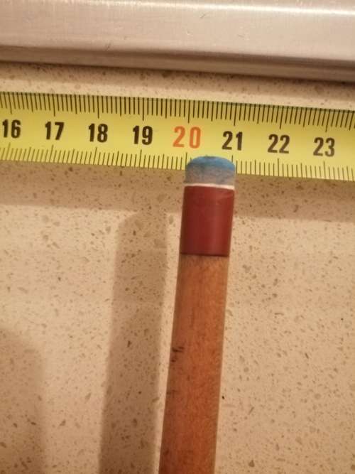 *#* Joe Davis Vintage 1 piece Maple club snooker cue 11mm Tip 147.8mm length *#*