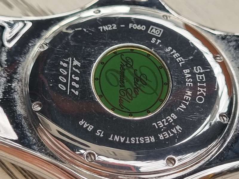 #Reduced Premier Club watch almost new condition adjustable from small to large fit, box and card ##