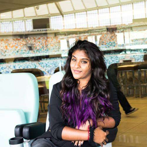 Dark purple Skullour Hair colour
