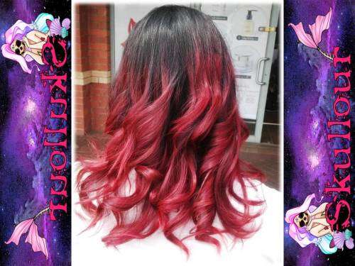 Red Skullour Hair colour