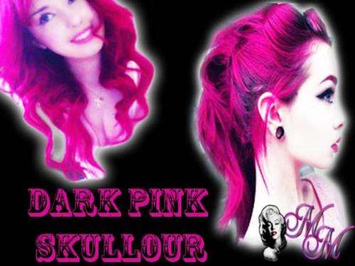 !!Dark PINK Skullour hair dye 100ml!!~!!