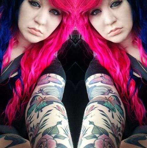 !!Neon Pink Skullour hair dye 100ml!!~!!