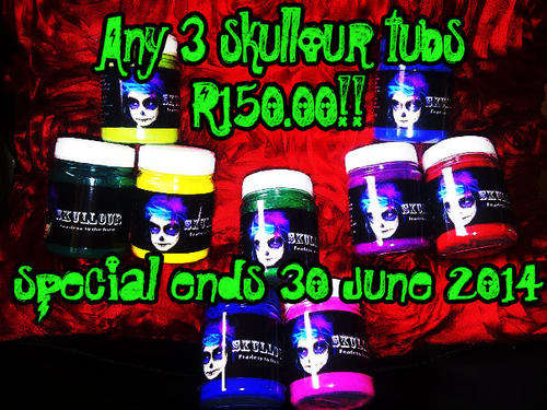 !!3 X Skullour hair dye 100ml!! OFFER ENDS 30 JUNE