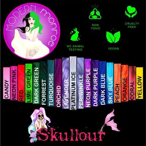 Platinum Ice Skullour hair colour