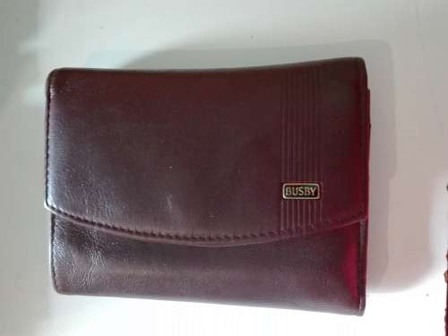 Busby Men Wallet -Maroon - leather wallet