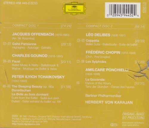Famous Ballet Music, Sleeping Beauty/ Coppelia/ Les Sylphides