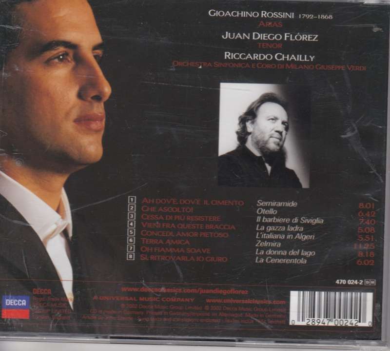 Rossini: Rossini Arias  -  Juan Diego Florez