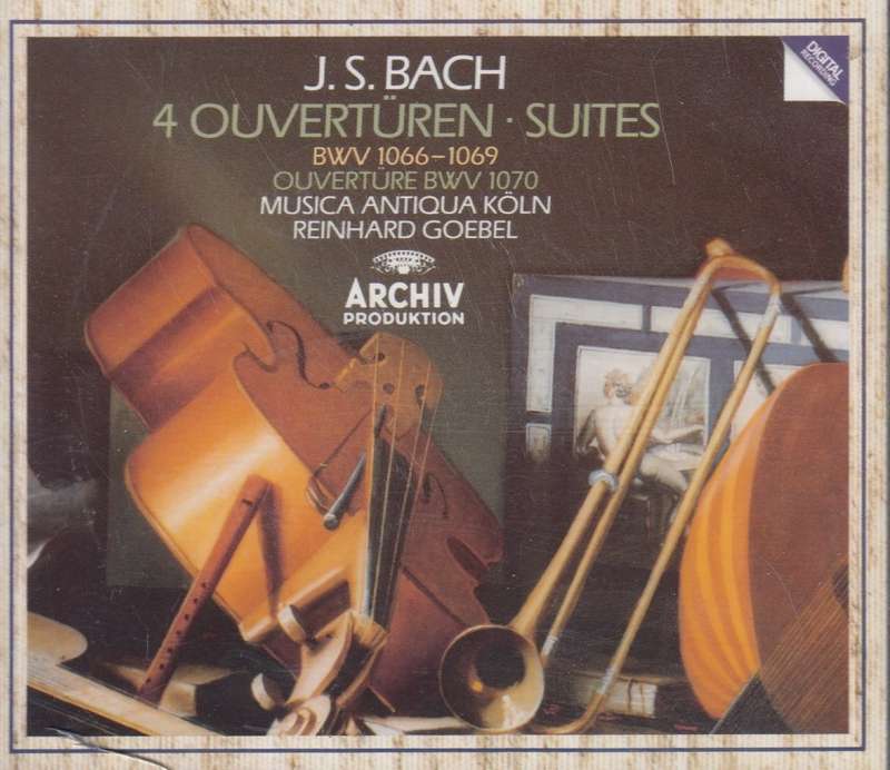 J.S. Bach: 4 Ouverturen, Suites - Musica Antiqua Koln (Fatbox-2 Discs)