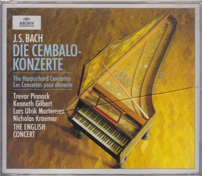 J.S. Bach: Die Cembalo-Konzerte (The Harpsichord Concertos) - The English Concert/ Pinnock 3 Discs