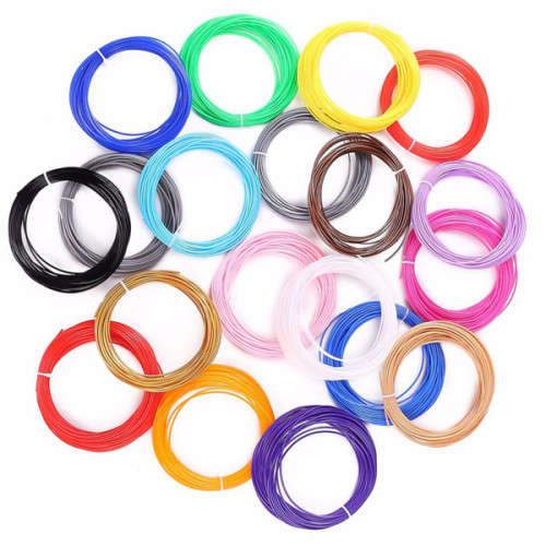 18 Colors PLA 10M 1.75mm PLA Filaments 3D Printing Pen Printer Filaments