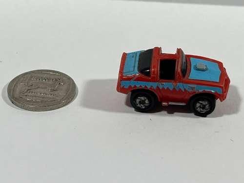 Micro Red and Blue Car