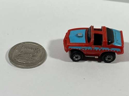 Micro Red and Blue Car