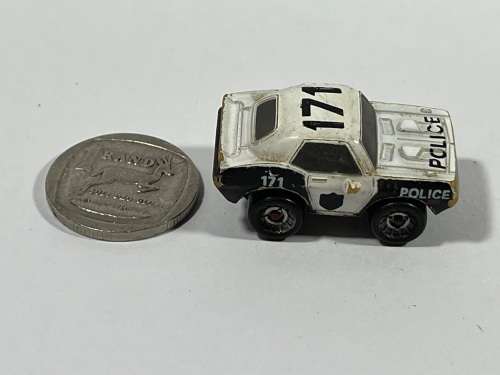 Micro White and black car (Police)
