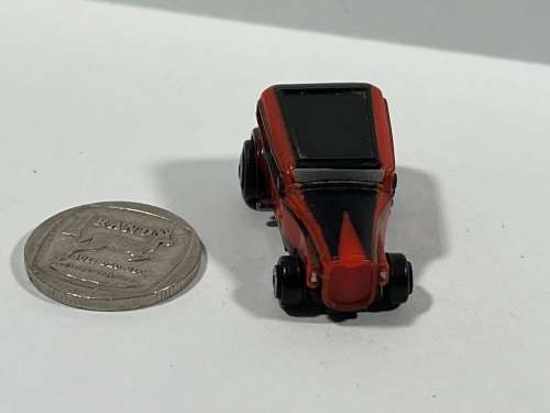 Micro Red and Black Car