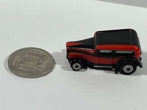 Micro Red and Black Car