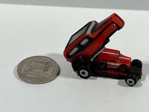 Micro Red and Black Car