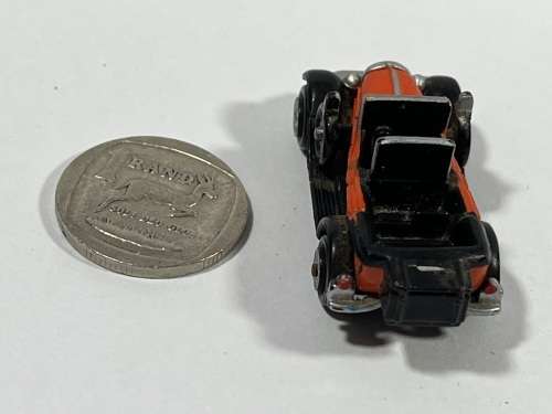 Micro orange car old