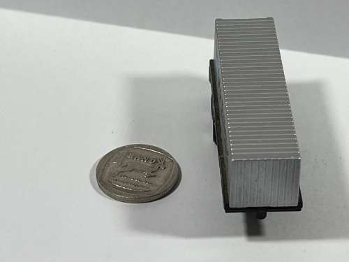 Micro Silver Truck Trailer