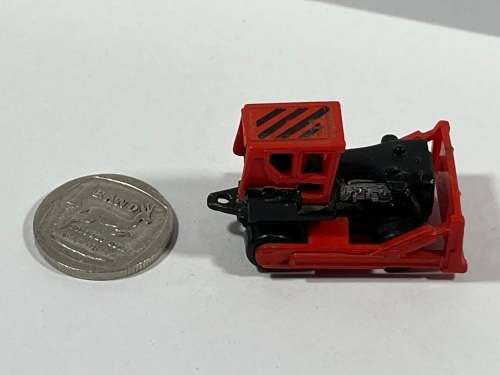Micro Red Construction Bulldoser