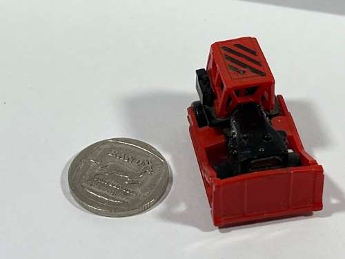 Micro Red Construction Bulldoser