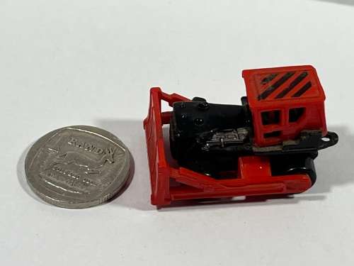 Micro Red Construction Bulldoser