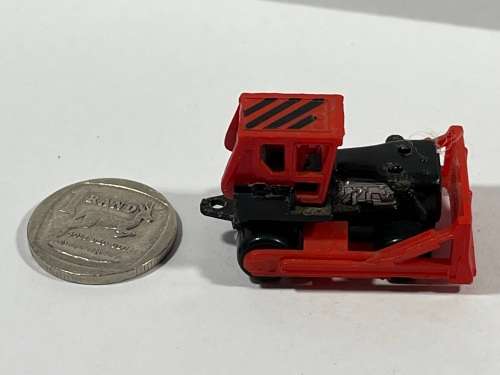 Micro Red Construction Bulldoser