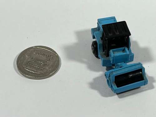 Micro Blue Construction Road Roller