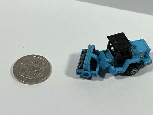 Micro Blue Construction Road Roller
