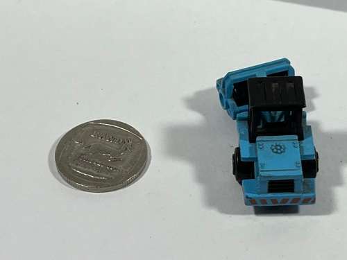 Micro Blue Construction Road Roller