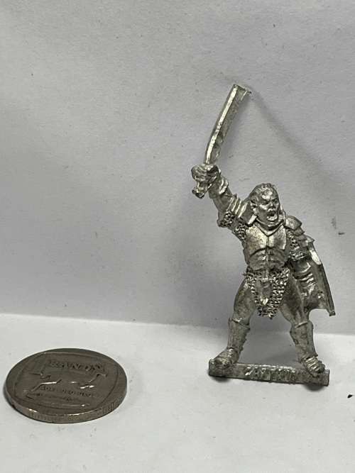 LOTR Lord of the Rings Unpainted Mini Metal Figurine: Captain