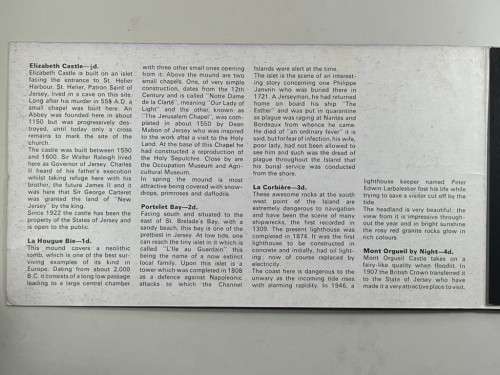 Jersey First Definitive Issue 1969 Presentation Pack