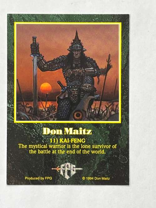 Card - 1994 Don Maitz Trading Card #11 Kai-Feng
