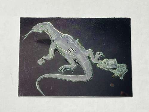Card - 1994 Chromium Creatures Trading Card #70 Lizard