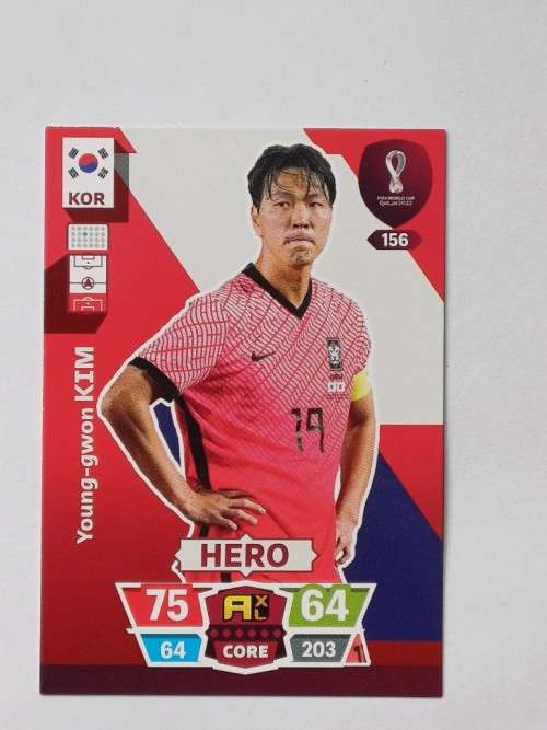 Card - Adrenalyn XL FIFA WC2022 #156 Young-gwon Kim