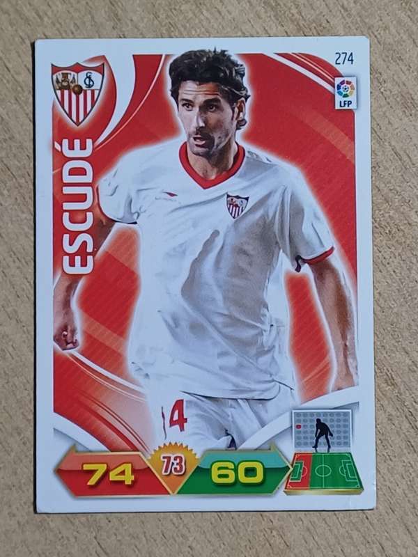 Panini Adrenalyn XL 2011-12 Soccer Card 274 ESCUDE